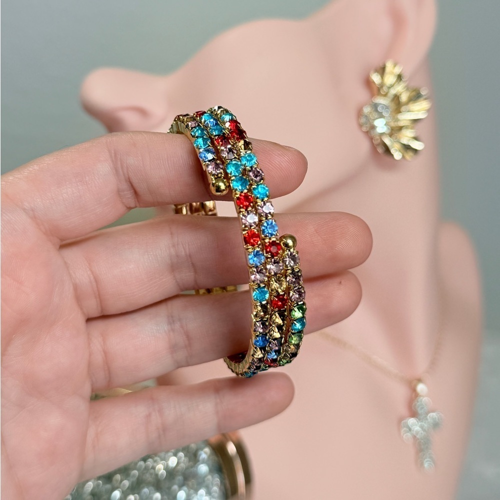⚜️ Colorful Rhinestone Bracelet